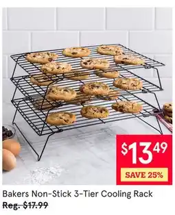 Kitchen Stuff Plus Bakers Non-Stick 3-Tier Cooling Rack offer