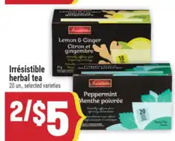 Marché Adonis Irrésistible herbal tea offer
