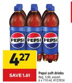 Giant Tiger Pepsi soft drinks offer