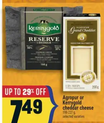 Marché Adonis Agropur or Kerrygold cheddar cheese offer