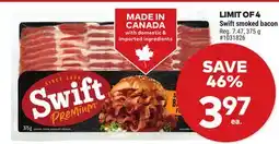 Giant Tiger Swift smoked bacon offer