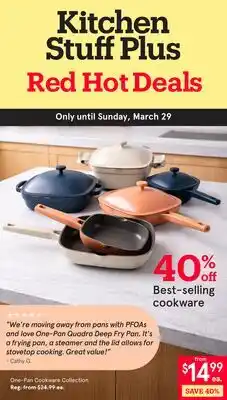 Kitchen Stuff Plus One-Pan Cookware Collection offer