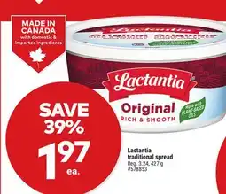 Giant Tiger Lactantia traditional spread offer