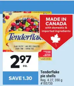 Giant Tiger Tenderflake pie shells offer
