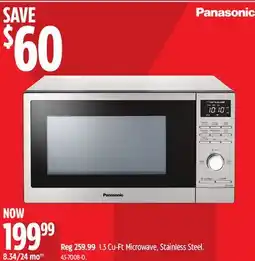 Canadian Tire 1.3 Cu-Ft Microwave, Stainless Steel offer