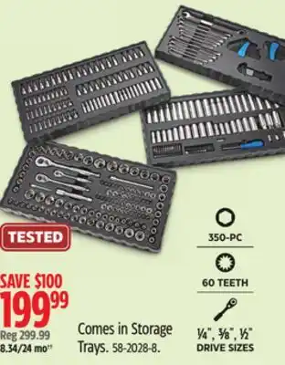 Canadian Tire Mastercraft Comes in Storage Trays offer