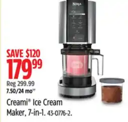 Canadian Tire Creami Ice Cream Maker, 7-in-1 offer