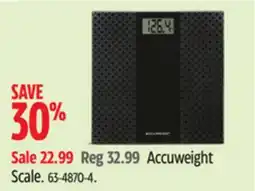 Canadian Tire Accuweight Scale offer