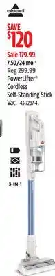 Canadian Tire PowerLifter Cordless Self-Standing Stick Vac offer