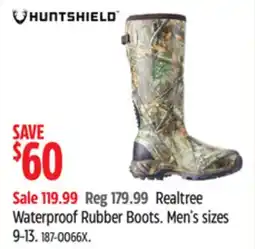 Canadian Tire Realtree Waterproof Rubber Boots offer
