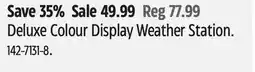 Canadian Tire La Crosse TECHNOLOGY Deluxe Colour Display Weather Station offer
