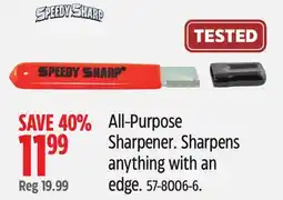 Canadian Tire SPEEDY SHARP All-Purpose Sharpener offer