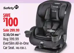 Canadian Tire Safety 1st EverSlim All-in-One Car Seat offer