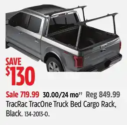 Canadian Tire TracRac TracOne Truck Bed Cargo Rack, Black offer