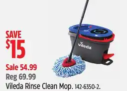 Canadian Tire Vileda Rinse Clean Mop offer