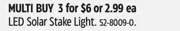 Canadian Tire LED Solar Stake Light offer