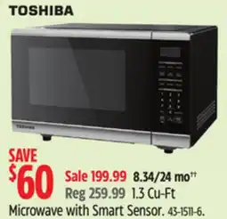 Canadian Tire Microwave with Smart Sensor offer
