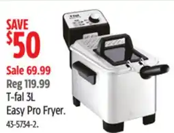 Canadian Tire T-fal 3L Easy Pro Fryer offer