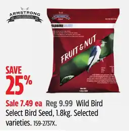 Canadian Tire ARMSTRONG Wild Bird Select Bird Seed offer