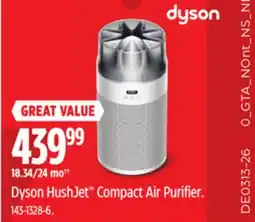 Canadian Tire Dyson HushJet Compact Air Purifier offer