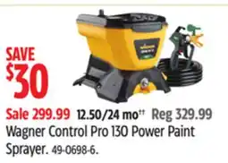 Canadian Tire Wagner Control Pro 130 Power Paint Sprayer offer