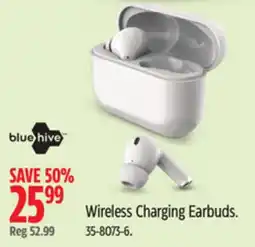 Canadian Tire Blue Hive Wireless Charging Earbuds offer
