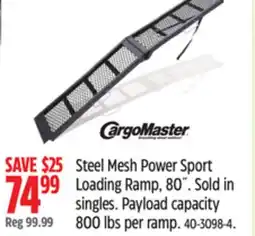 Canadian Tire Steel Mesh Power Sport Loading Ramp, 80˝ offer