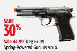 Canadian Tire Spring-Powered Gun offer