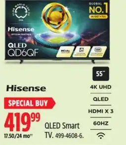 Canadian Tire Hisense QLED Smart TV offer