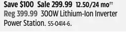 Canadian Tire NOMA 300W Lithium-Ion Inverter Power Station offer