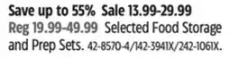 Canadian Tire Anchor Selected Food Storage and Prep Sets offer