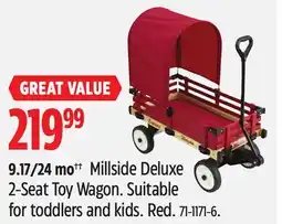 Canadian Tire Millside Deluxe 2-Seat Toy Wagon offer