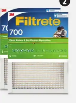 Canadian Tire 3M Filtrete MPR700 Furnace Filters, 2-Pack offer