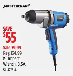 Canadian Tire MASTERCRAFT 1⁄2 Impact Wrench, 8.5A offer