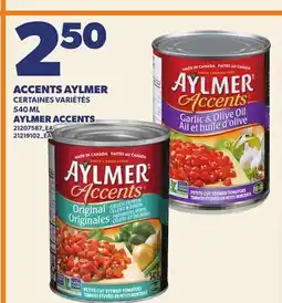 Provigo AYLMER ACCENTS offer