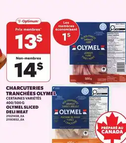 Provigo OLYMEL SLICED DELI MEAT offer