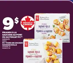 Provigo PC PORK OR CHICKEN SAUSAGE ROLLS offer