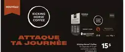 Provigo KICKING HORSE COFFEE, 10 CAPSULES K-CUP offer