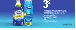 Provigo DAWN PRODUIT LIQUIDE, 431/473 mL, DAWN EZ SQUEEZE, 366/443 ML offer