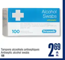 Jean Coutu PERSONNELLE Antiseptic alcohol swabs offer