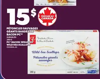 Provigo PC BACON-WRAPPED WILD SEA SCALLOPS offer