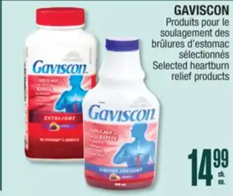 Jean Coutu GAVISCON Selected heartburn relief products offer