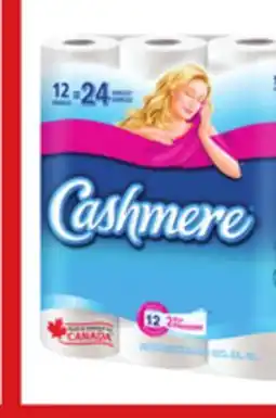 Giant Tiger Cashmere bathroom tissue offer