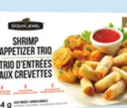 Giant Tiger Ocean Jewel shrimp appetizer trio offer
