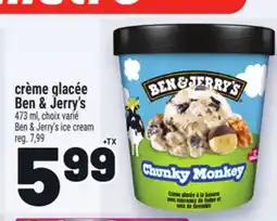 Metro CRÈME GLACÉE BEN & JERRY'S | BEN JERRY'S ICE CREAM offer