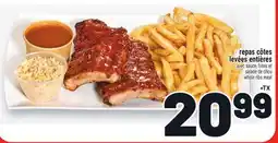 Metro REPAS CÔTES LEVÉES ENTIÈRES | WHOLE RIBS MEAL offer