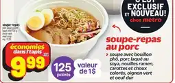 Metro SOUPE-REPAS | MEAL SOUP offer