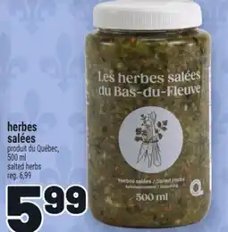 Metro HERBES SALÉES | SALTED HERBS offer