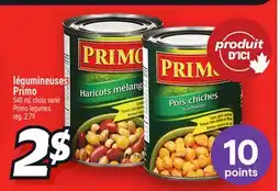 Metro LÉGUMINEUSES PRIMO | PRIMO LEGUMES offer