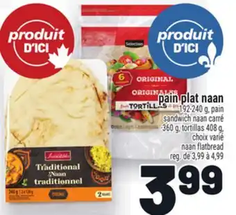 Metro PAIN PLAT NAAN | NAAN FLATBREAD offer